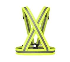 LIME REFLECTIVE ADJUSTABLE VEST STRAP
