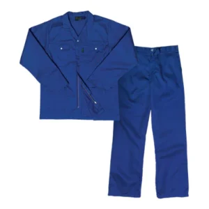 ROYAL BLUE CONTI SUIT (2 PCE) SIZE 32 POLLY COTTON