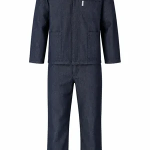 NAVY BLUE DENIM CONTI SUITS (2PCE) SIZE 32
