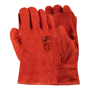 RED HEAT RESISTANT (WRIST 2.5'' LENGTH GLOVES PREM QUAL KEVLER STITCH) SPECIAL