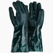 PVC DOUBLE DIPP JERSEY LINE ELBOW LENGTH GLOVES