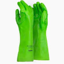 PVC GREEN ELBOW REINFORCED GLOVES