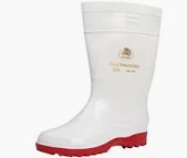 BATA LADIES GUM BOOTS SIZE 7 WHITE RS