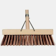 PLATFORM BROOM 15" H/DUTY 380MM (BROWN)