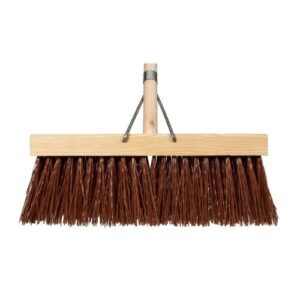 PLATFORM BROOM 12" H/DUTY 300MM(BROWN)