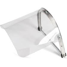 ALUMINUM H/HAT ATTACHMENT 1 MM CLEAR VISOR