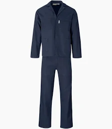 NAVY BLUE D59 100% COTTON 2 PCE CONTI SUIT SIZE 32