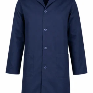 NAVY DUST COATS SIZE 46 TO 60 RISE PER SIZE