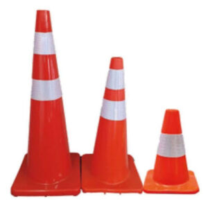 PVC TRAFFIC CONE 300 MM WITH REFLECTIVE TAPE SPECIAL